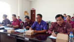 Rapat membahas perjanjian kerjasama (PKS) pada MPP bertempat di Ruang Rapat DPMPTSP Kabupaten Buleleng 